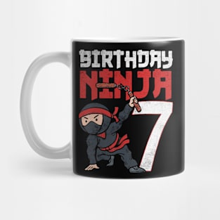 Ninja Birthday 7 Mug